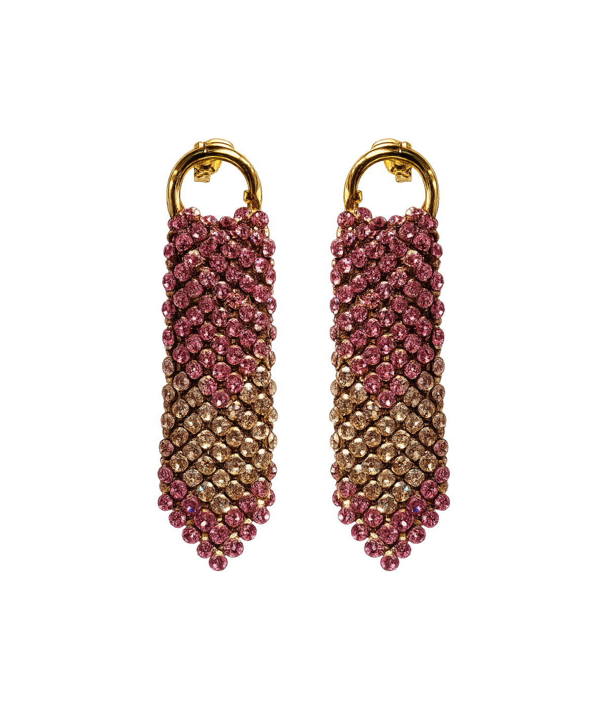 Gentle Earrings in Pink & Gold