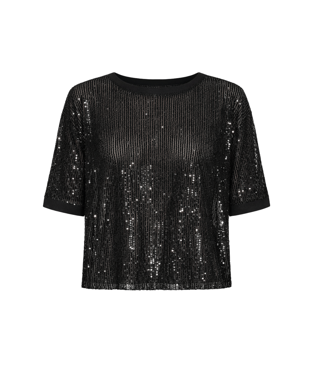 Alex Crop Top in Black