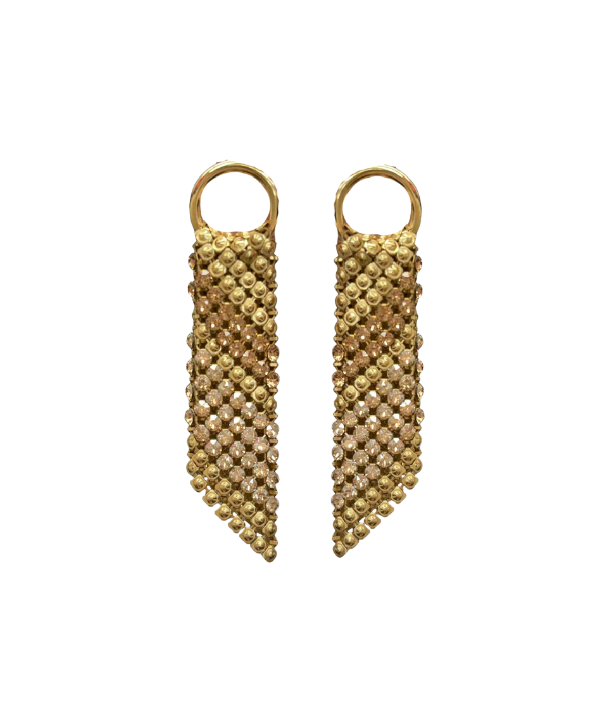 Sasha Earrings in Gold & Gold