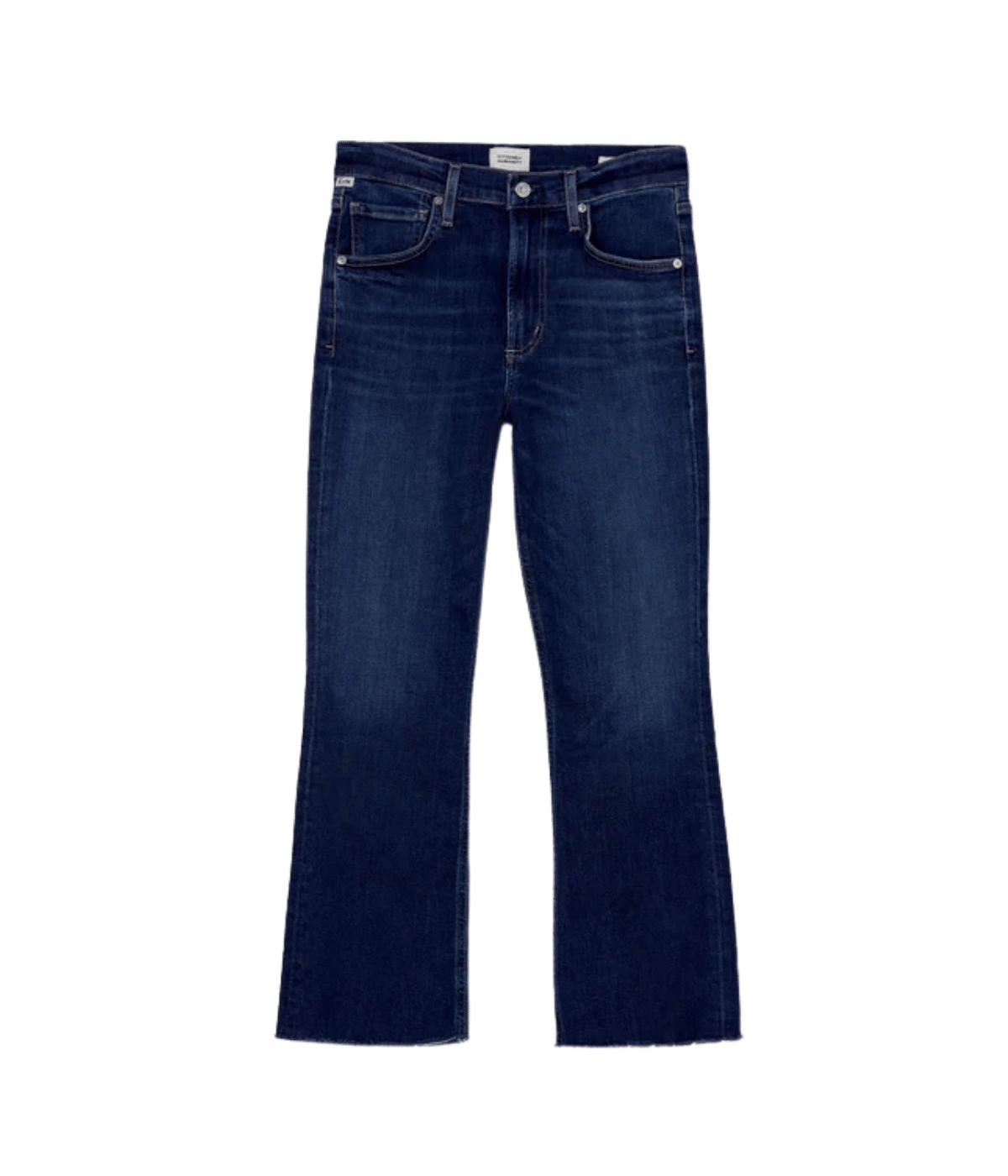 Isola Cropped Boot Jean in Baltic