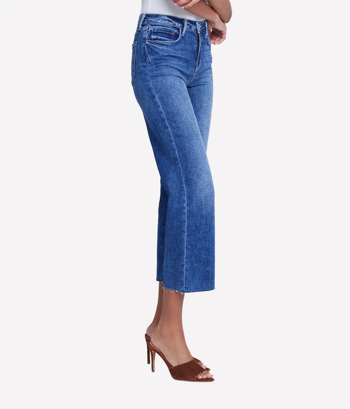 *FINAL SALE* Wanda H/R Crop Wide Leg Jean in Wilcox