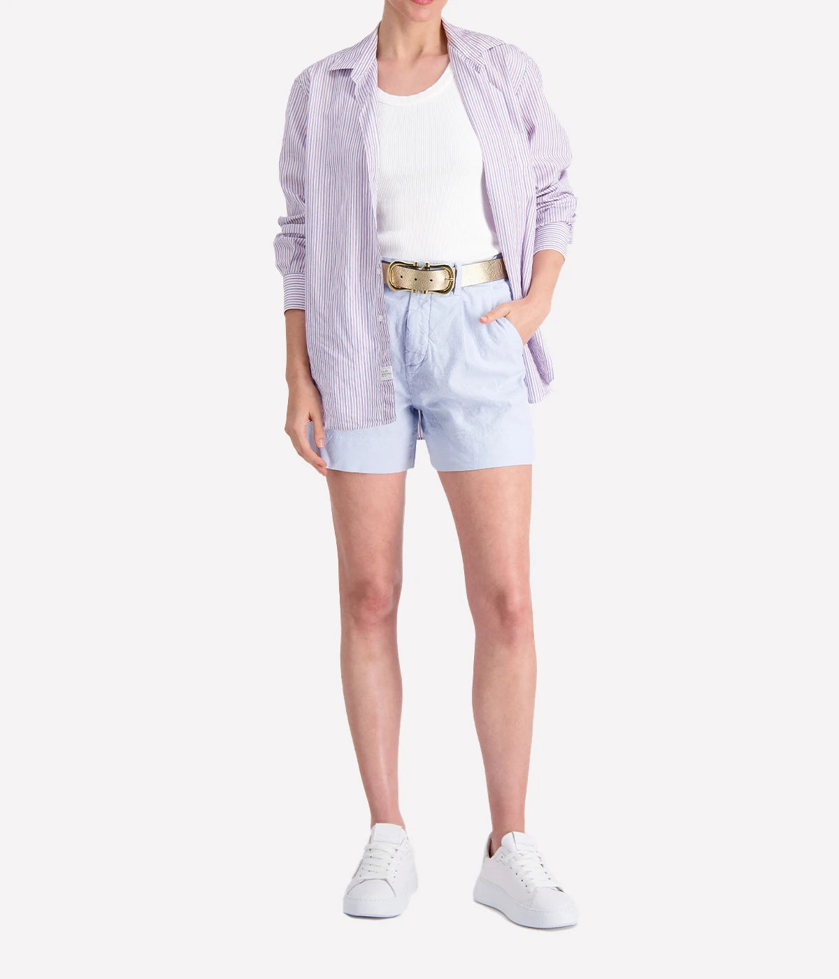 *FINAL SALE* Waterford Tailored Shorts in Powder Blue