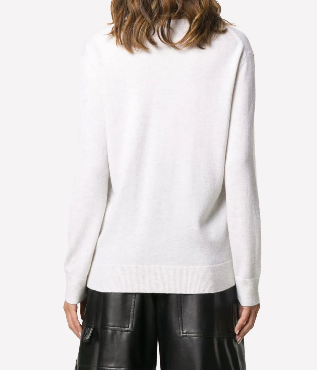 Weekend V Neck Knit in White