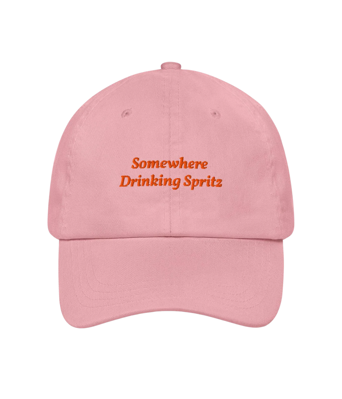 Somewhere Drinking Spritz Cap in Pink