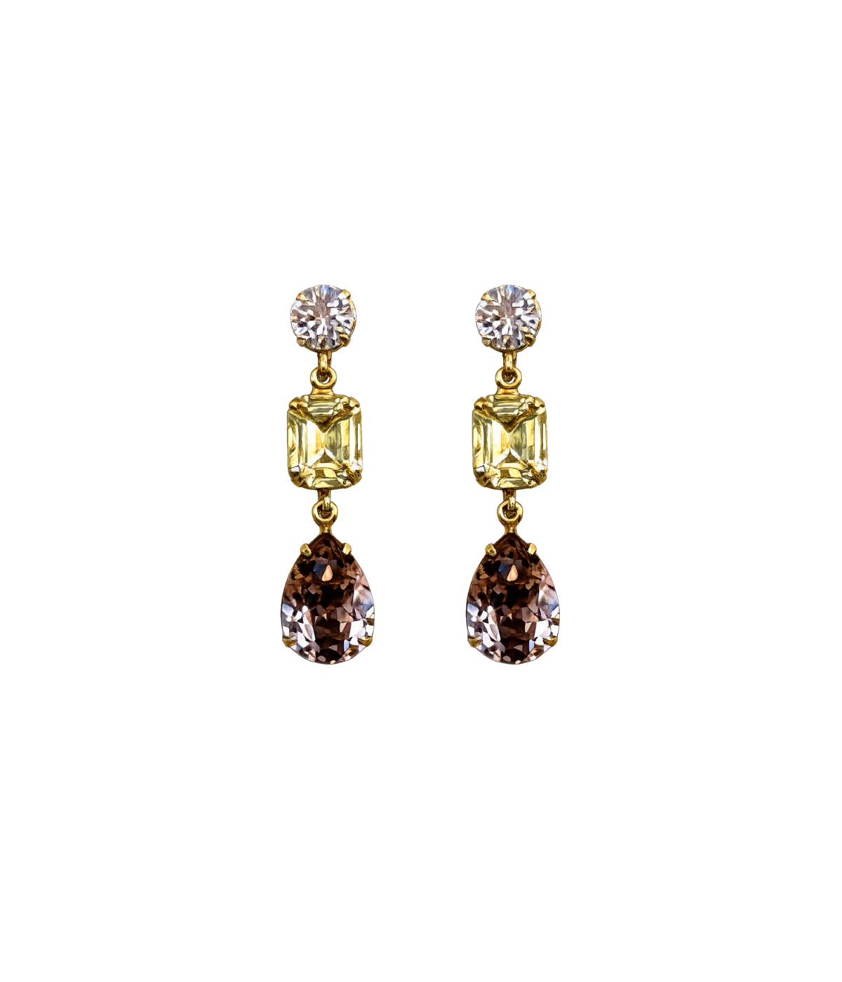 Adaline Earrings in Antique Rose