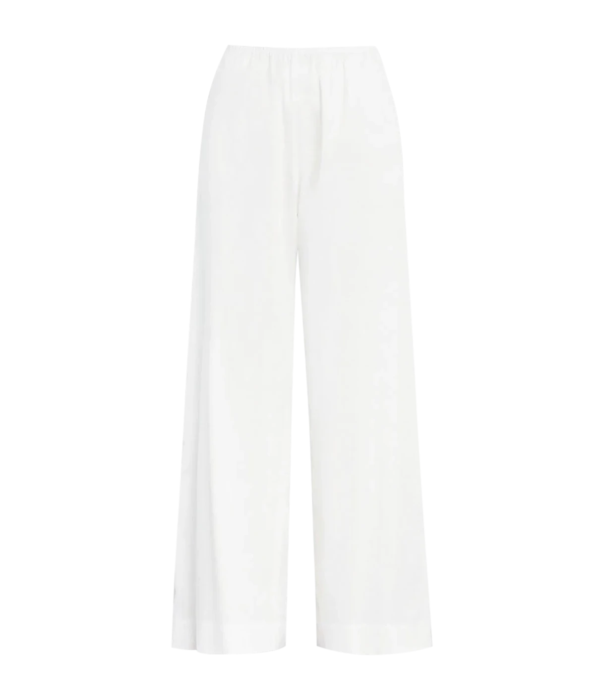 100% crisp cotton lounge pants, effortless and easy with an elasticated waist band, side seem pockets. Comfortable, everyday pant, best selling, made internationally.