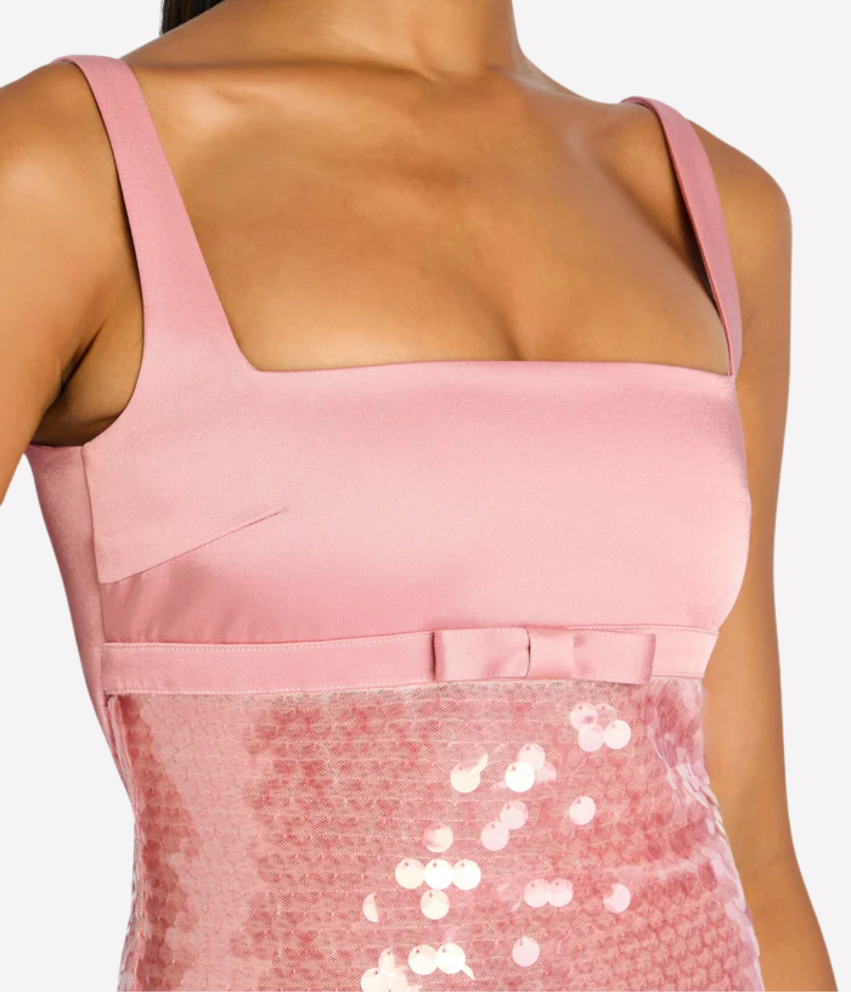 Yvaine Sequin Dress in Rose