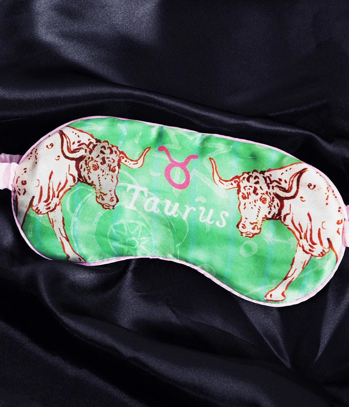 Zodiac Silk Eye Mask in Taurus