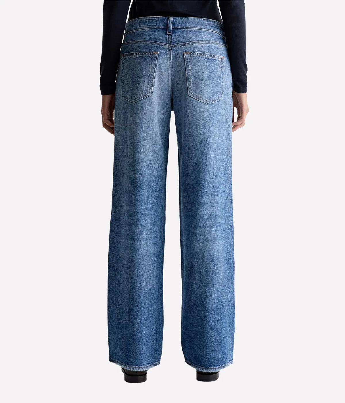 AG Jeans Adria Jean in 17 Years Duet, on model, back view