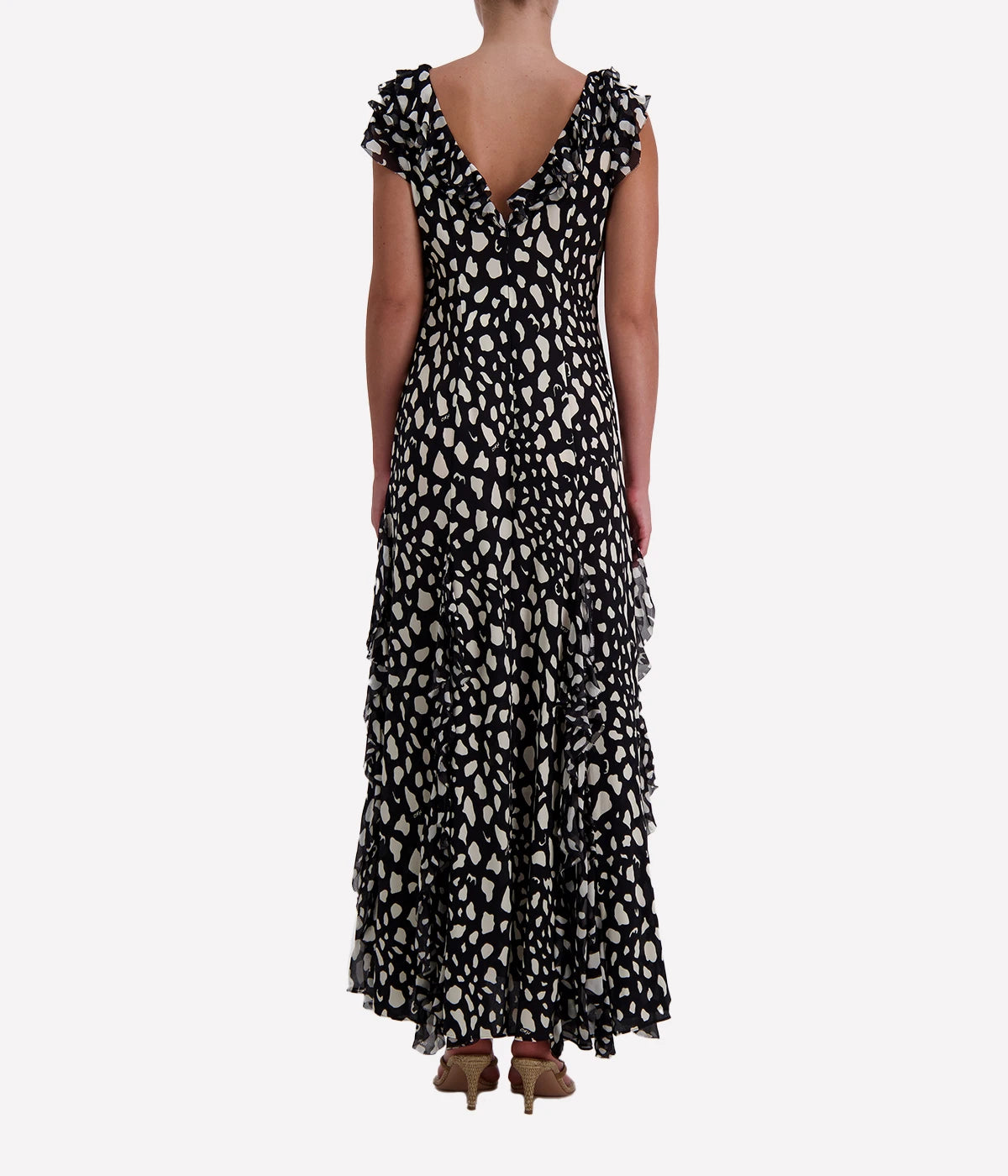 Ambika Dress in Night Leo Black
