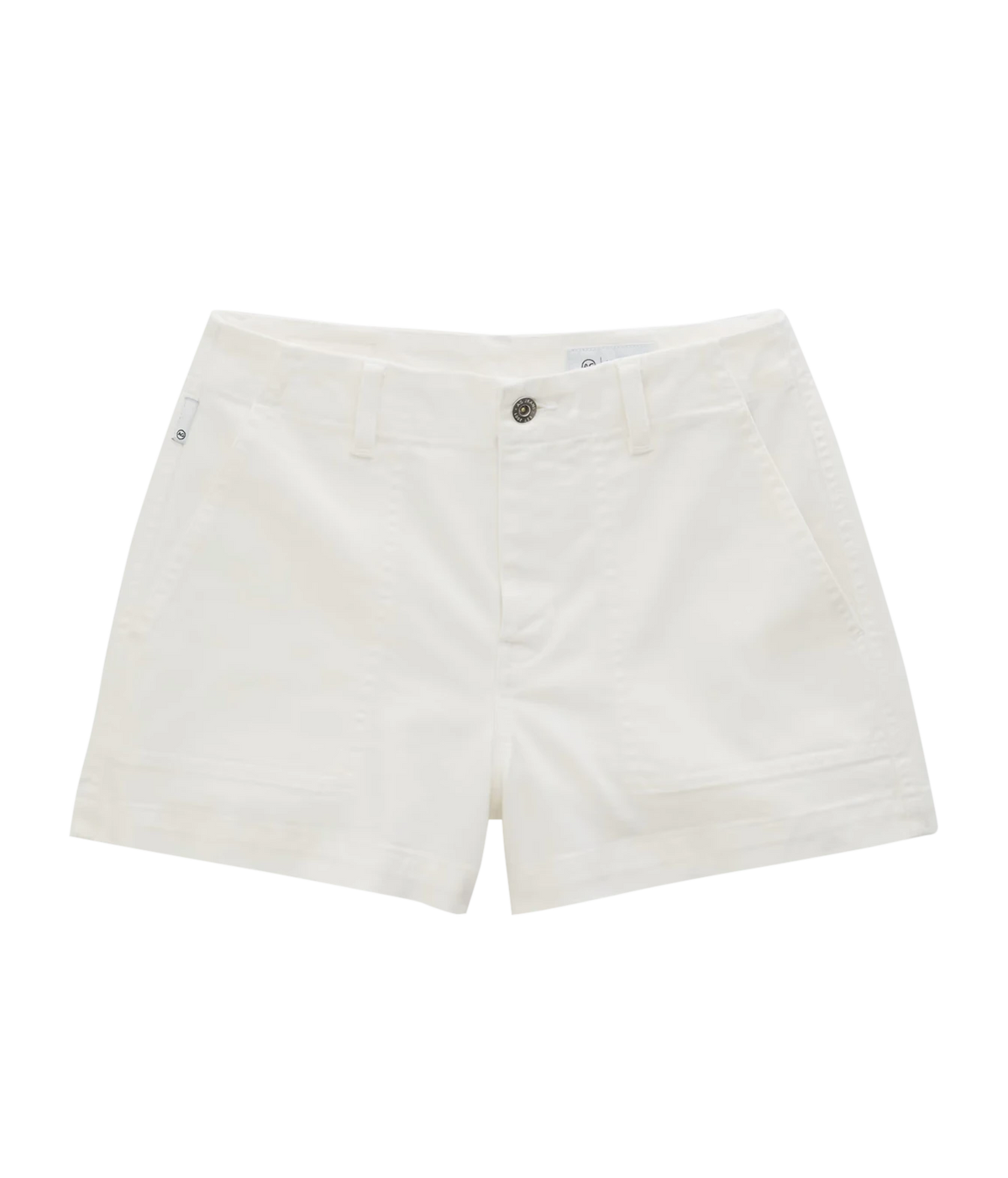 AG Jeans Analeigh Short in Powder, front view