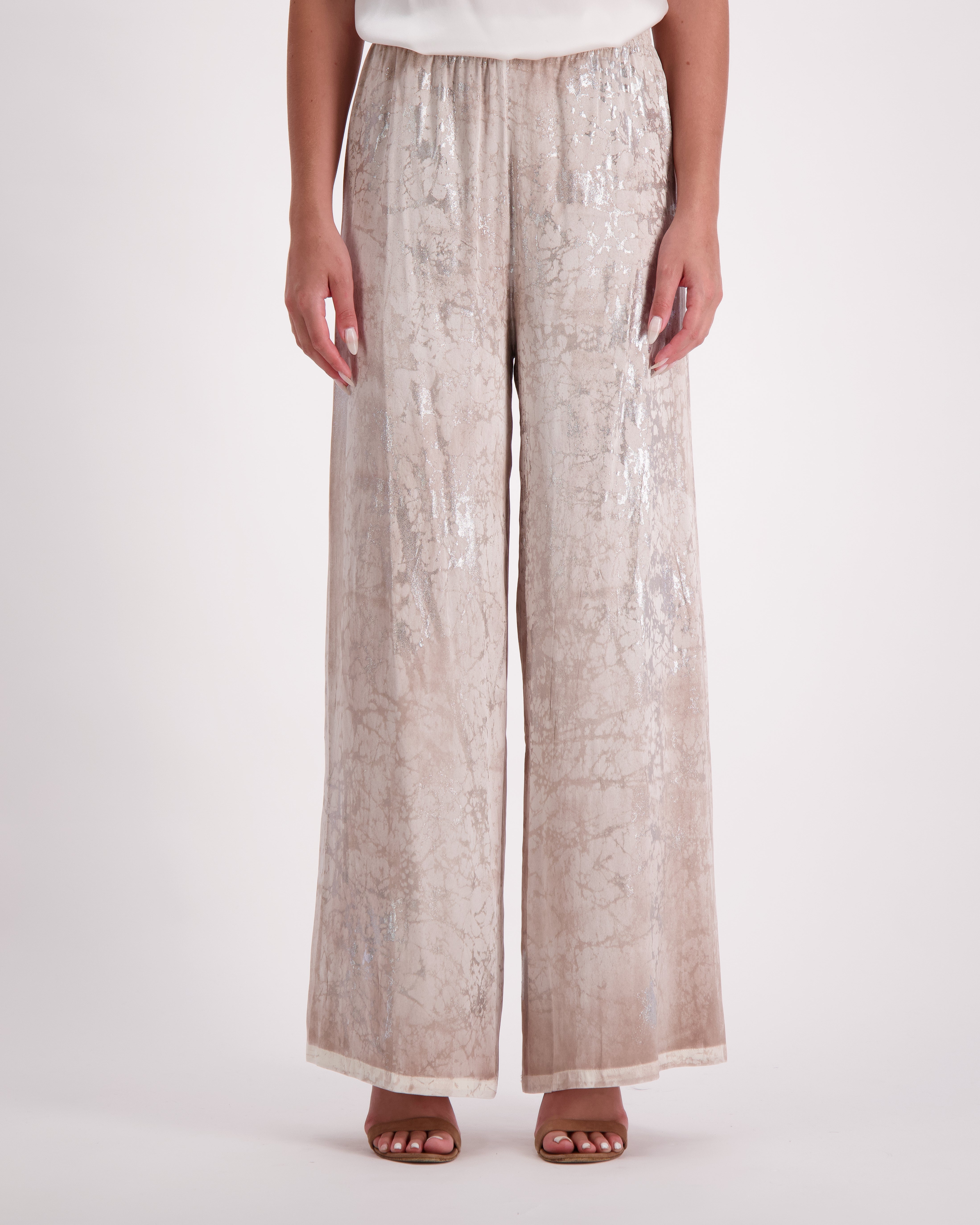 *FINAL SALE* Marble Lamination Pants in Noce Moscata