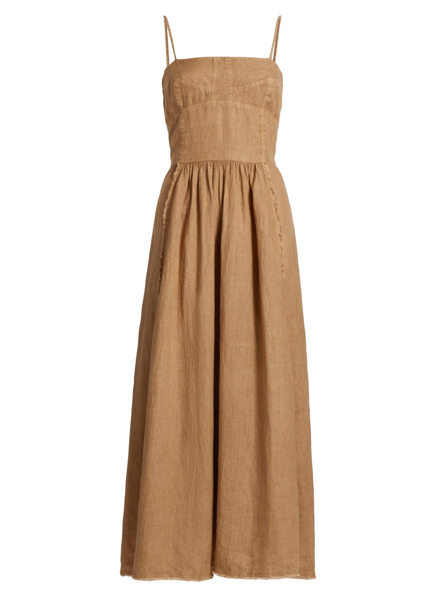 Banfield Midi Dress in Tobacco