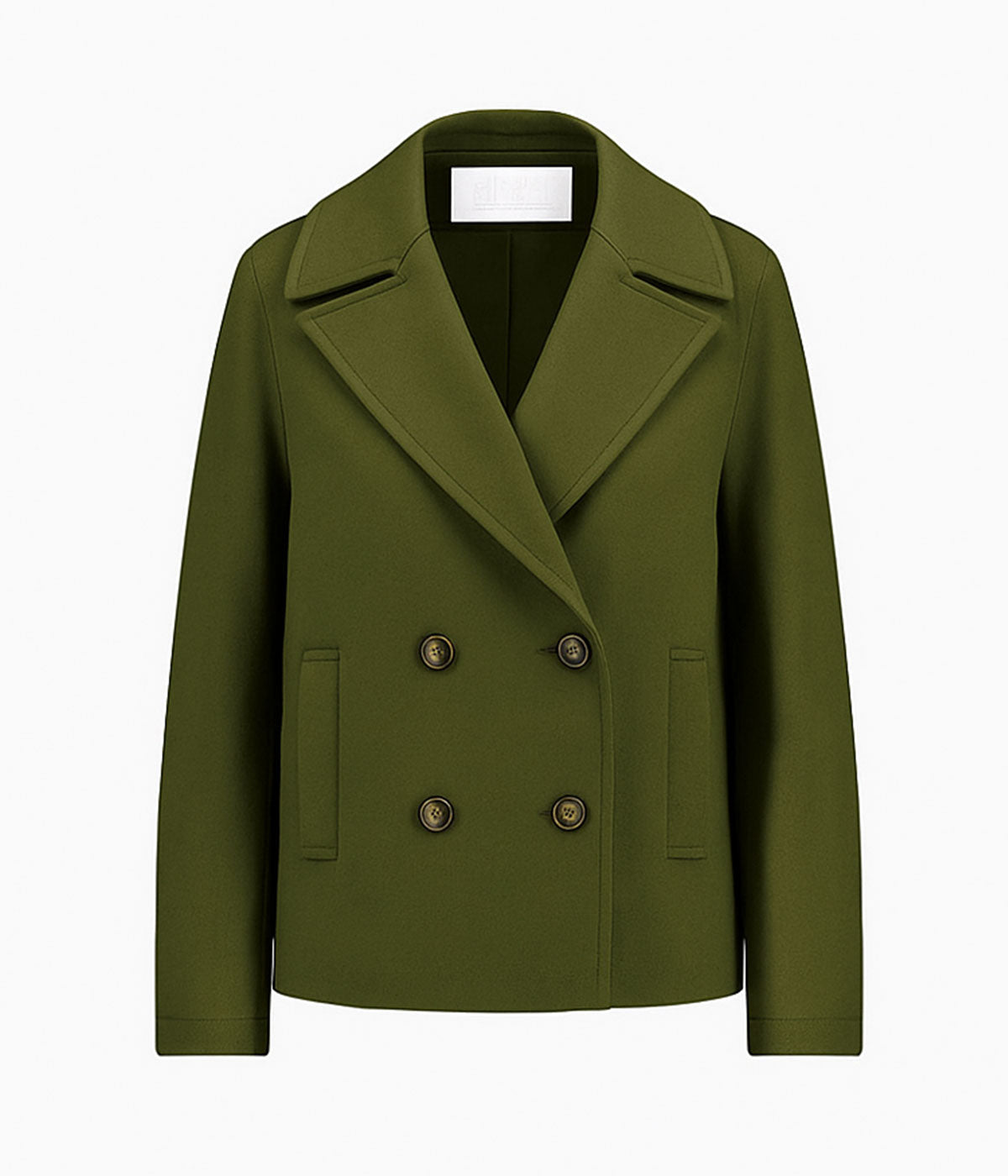 Loro Piana Peacoat in Moss Green