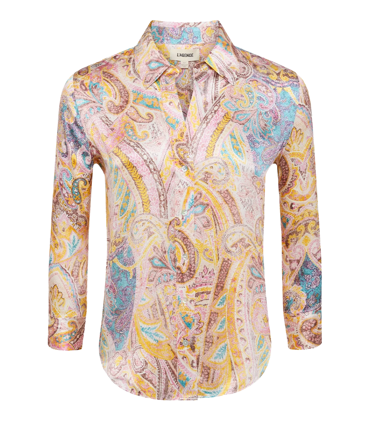 Dani 3/4 Sleeve Blouse in Multi Western Paisley