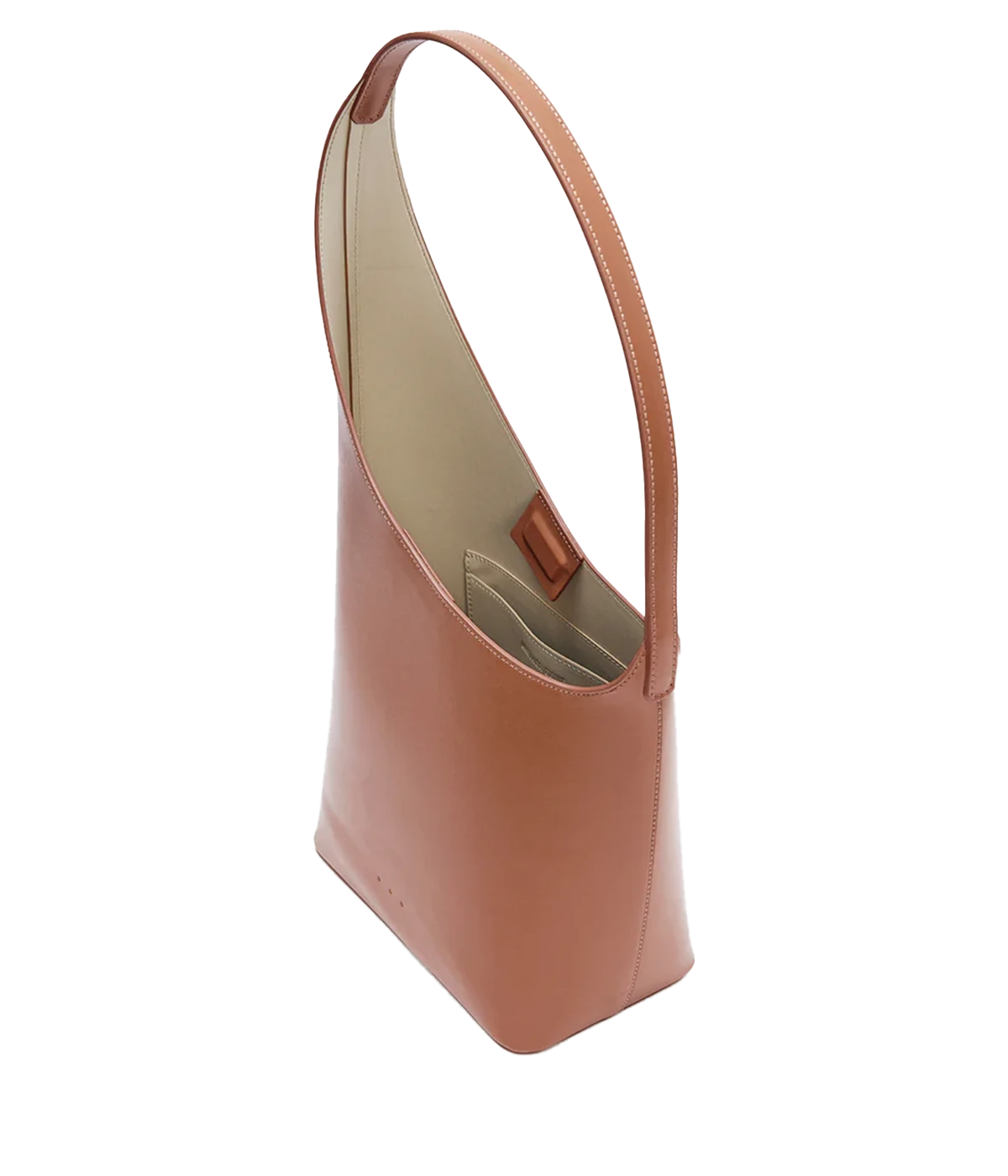 New Demi Lune in Brown Rust