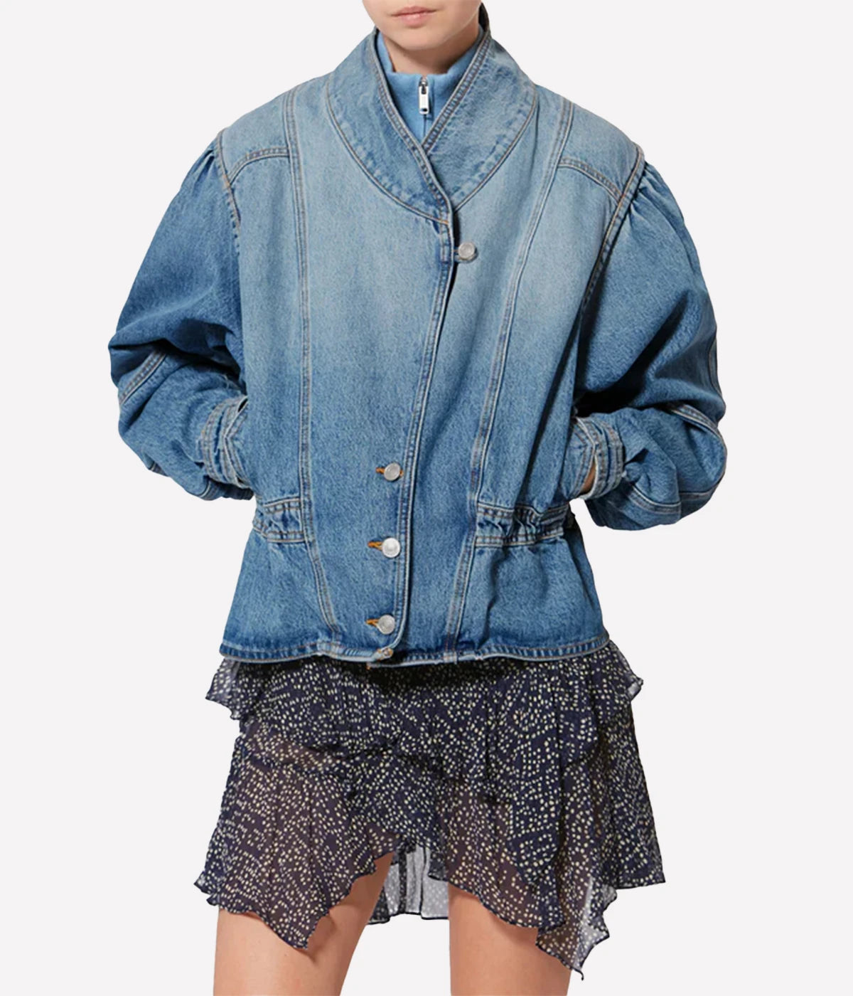 Dolie Jacket in Light Blue