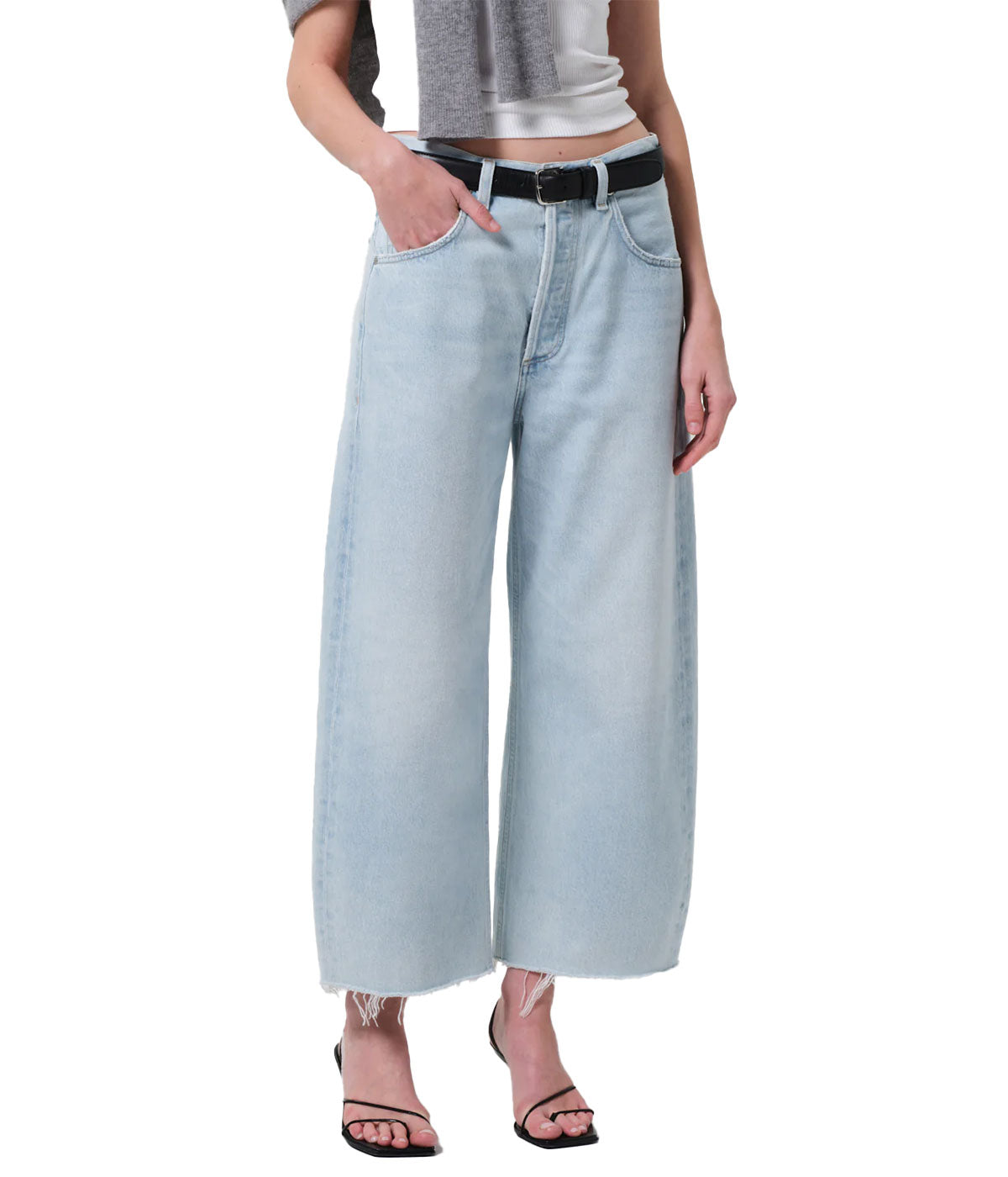 Ayla Raw Hem Jean In Allier