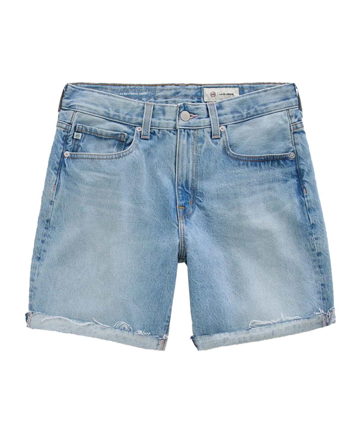 AG Jeans Ex-Boyfriend Short in Soft Focus, front view