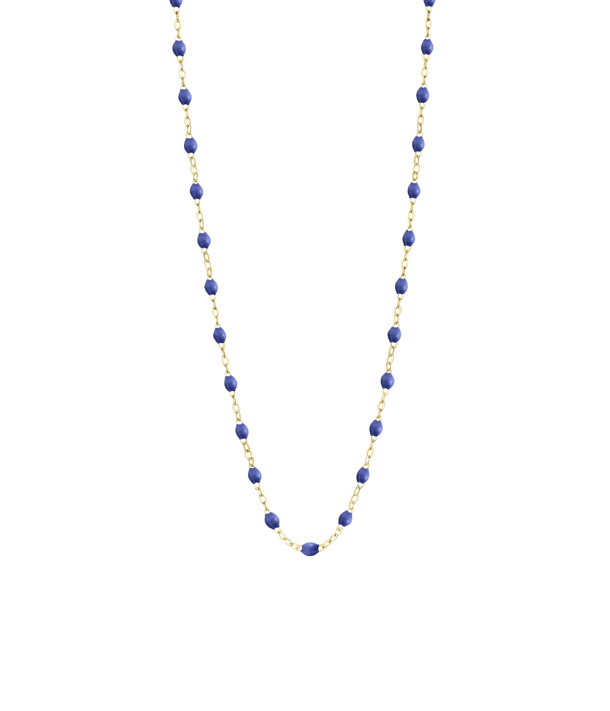 Classic Gigi 42cm Necklace 18K Yellow Gold in Bleuet