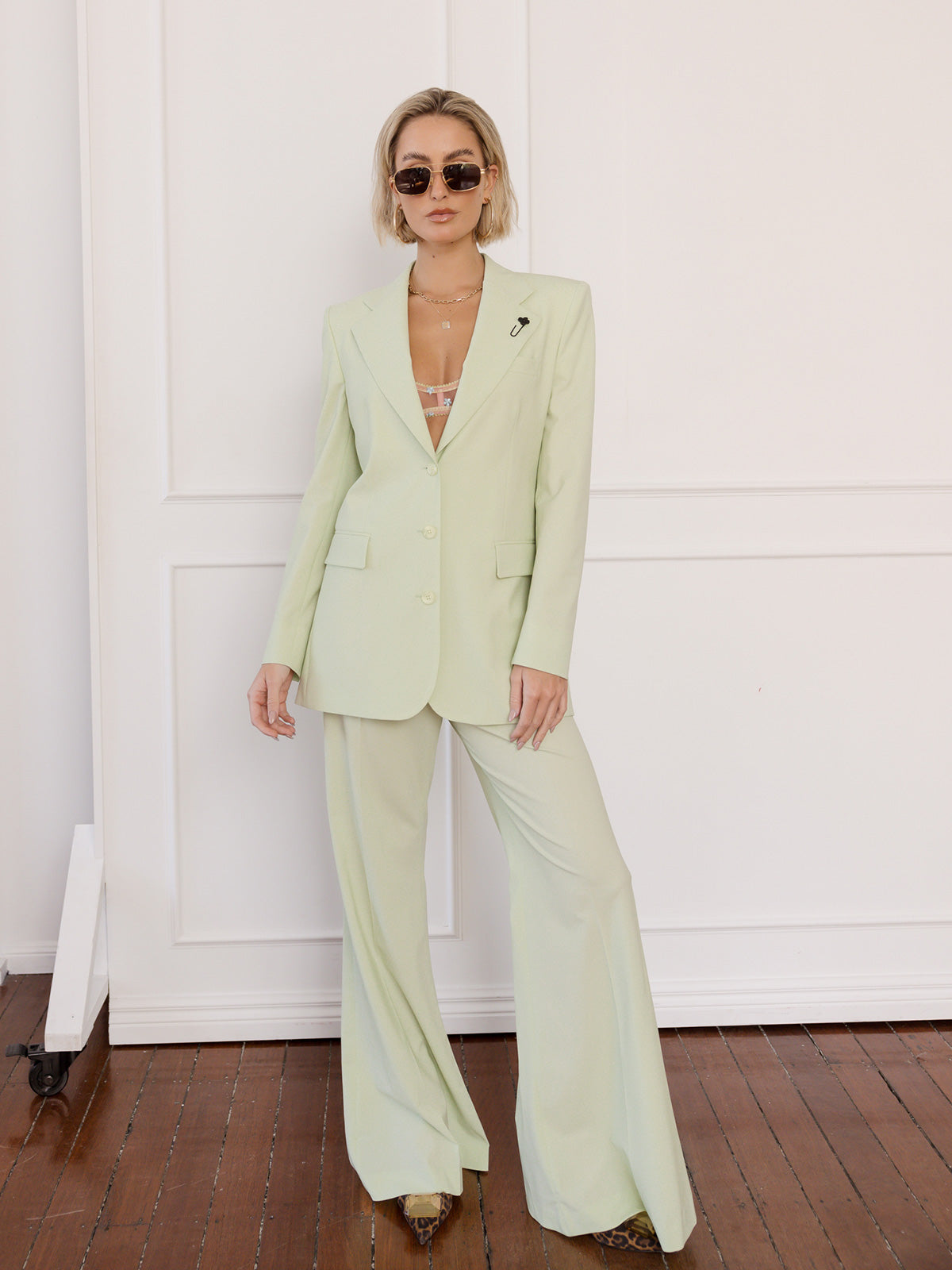 *FINAL SALE* Tiago Trousers in Sage Green