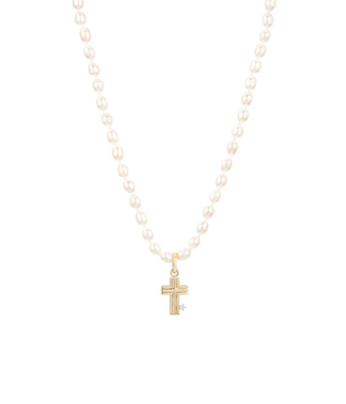 Groovy Cross Hinged Charm Y14 Fine Jewellery in 14k Yellow Gold