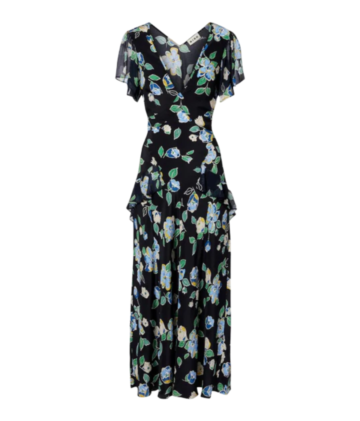 Evie Dress in Kimmie Floral Navy