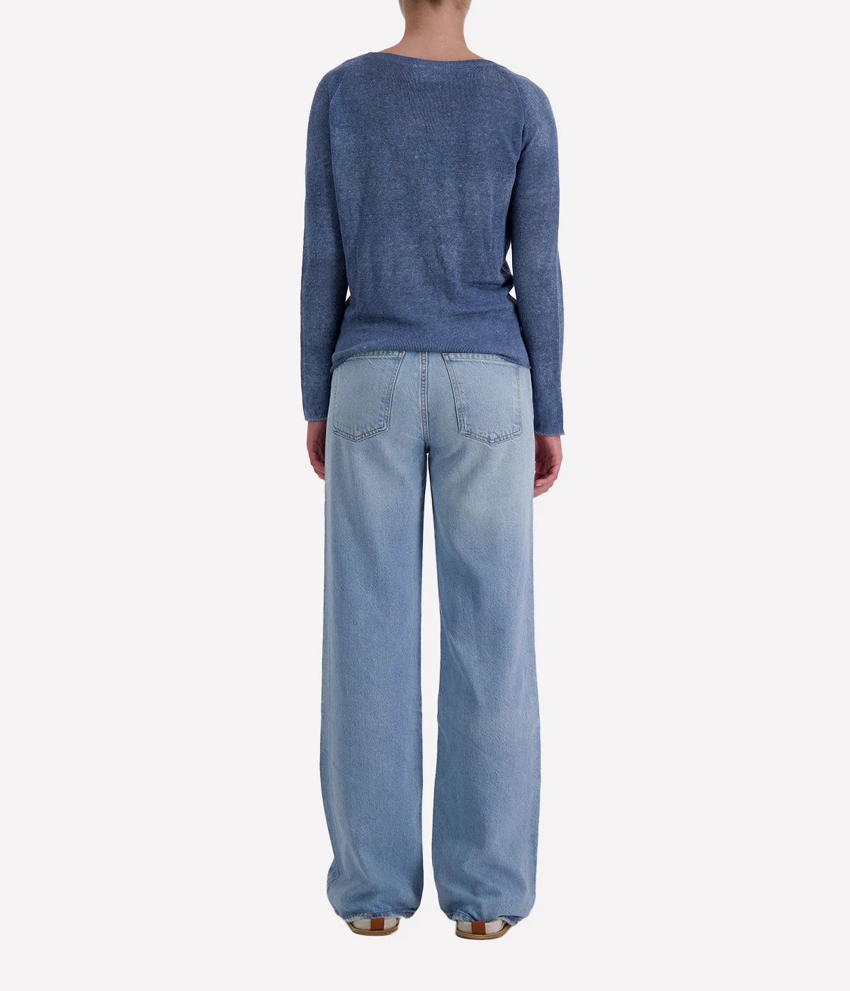 Maglia Pullover in Titanium