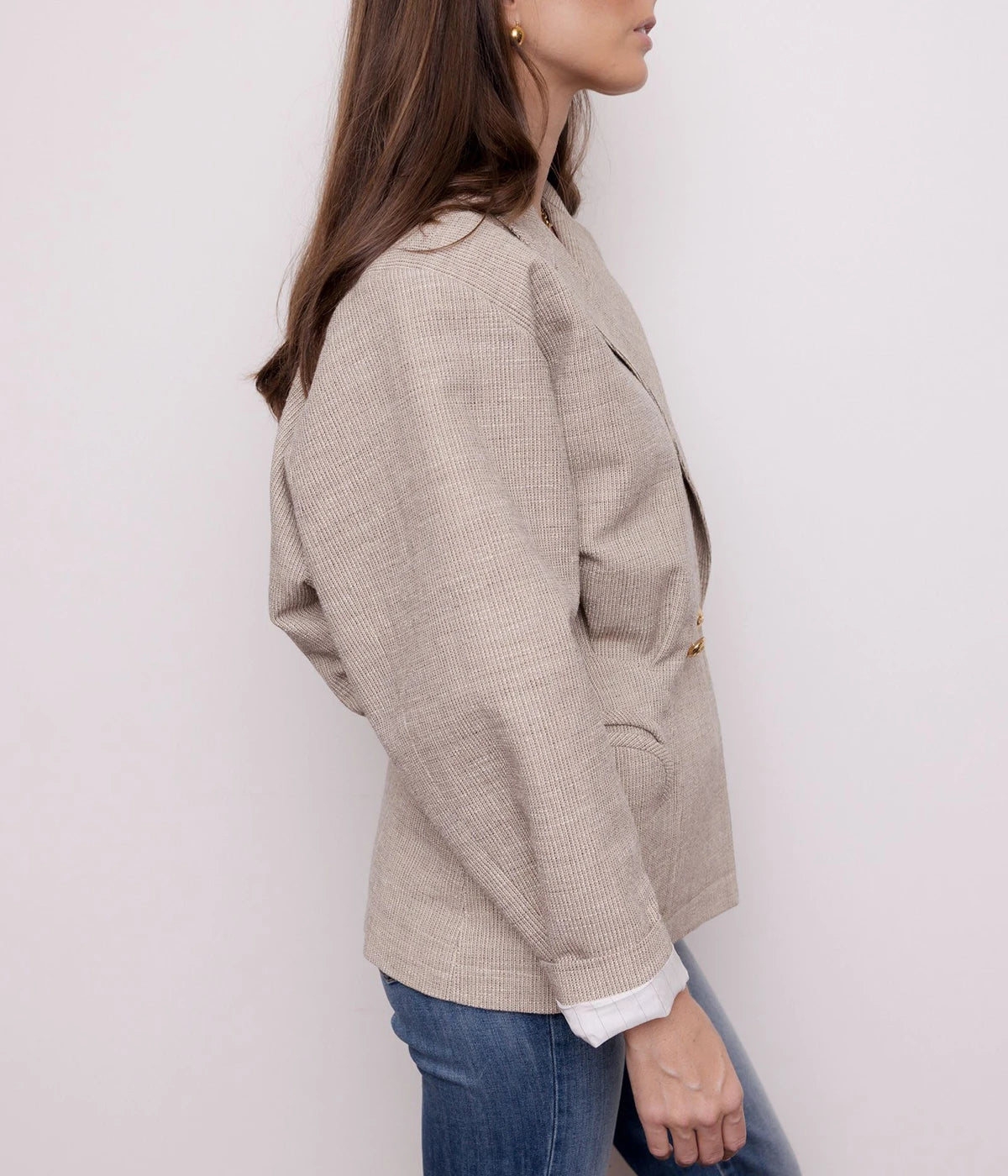 Marisa Ares Blazer in SAND