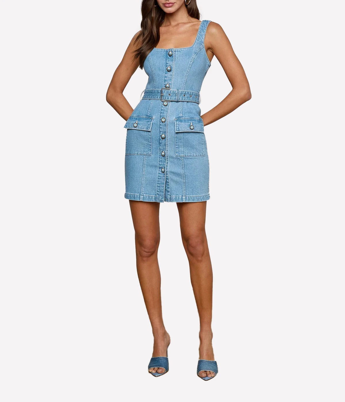 Midy BTN Front Dress in Olvera