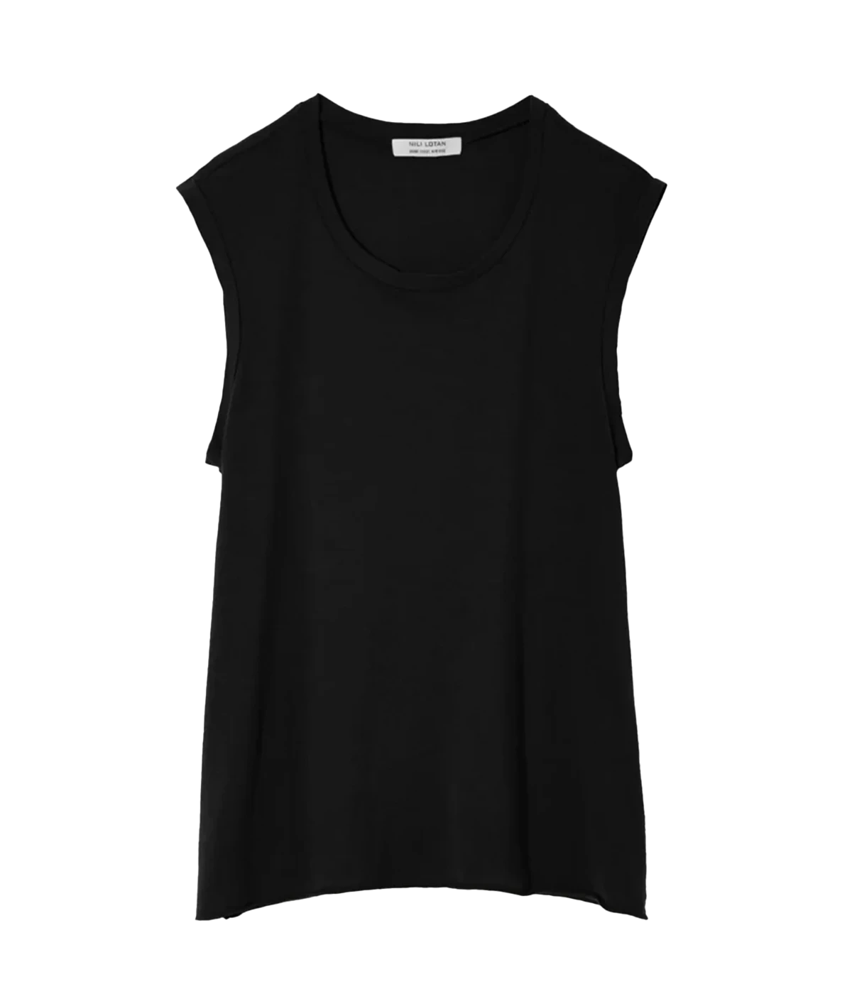 Muscle Tee in Washed Black