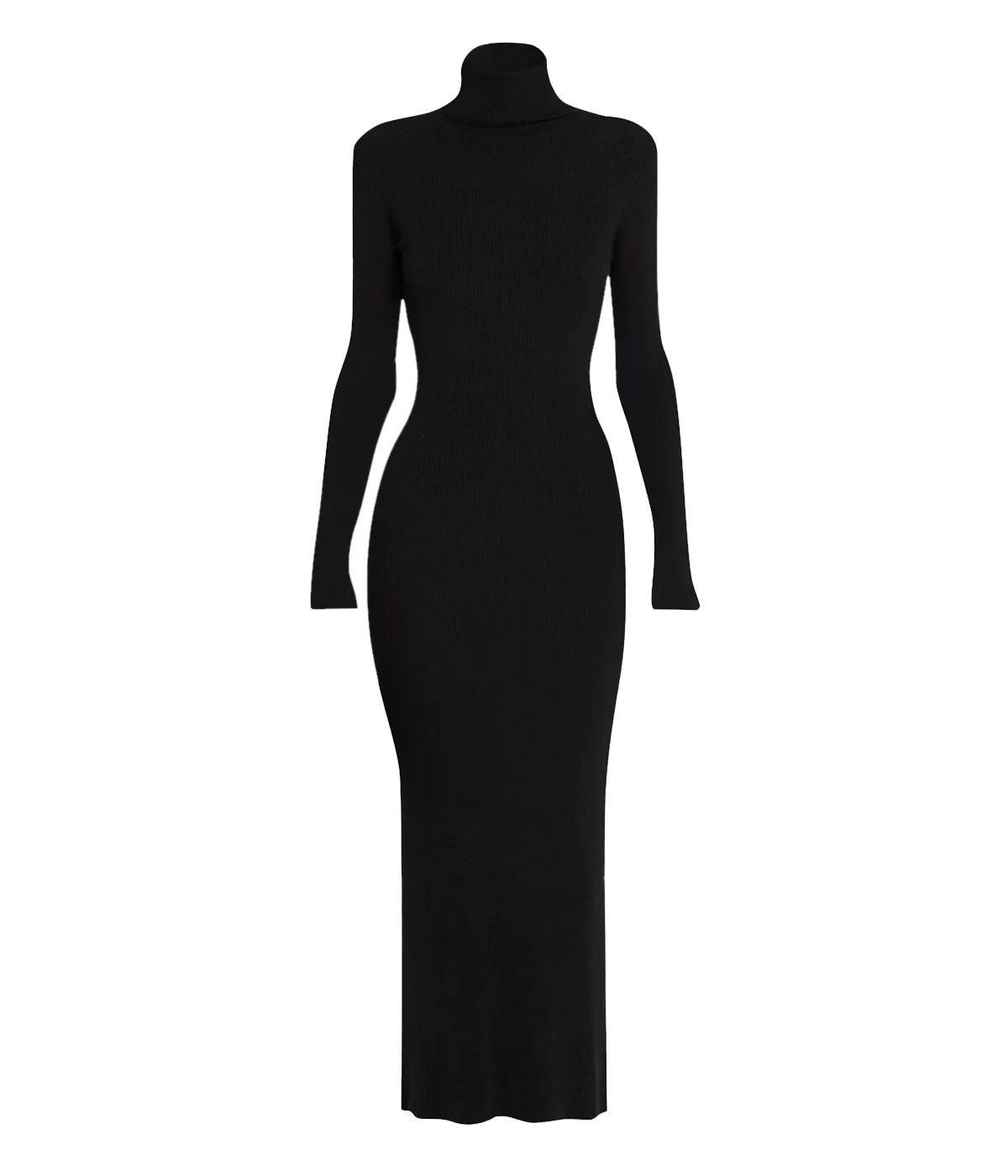 *FINAL SALE* Silk Sweater Dress in Black