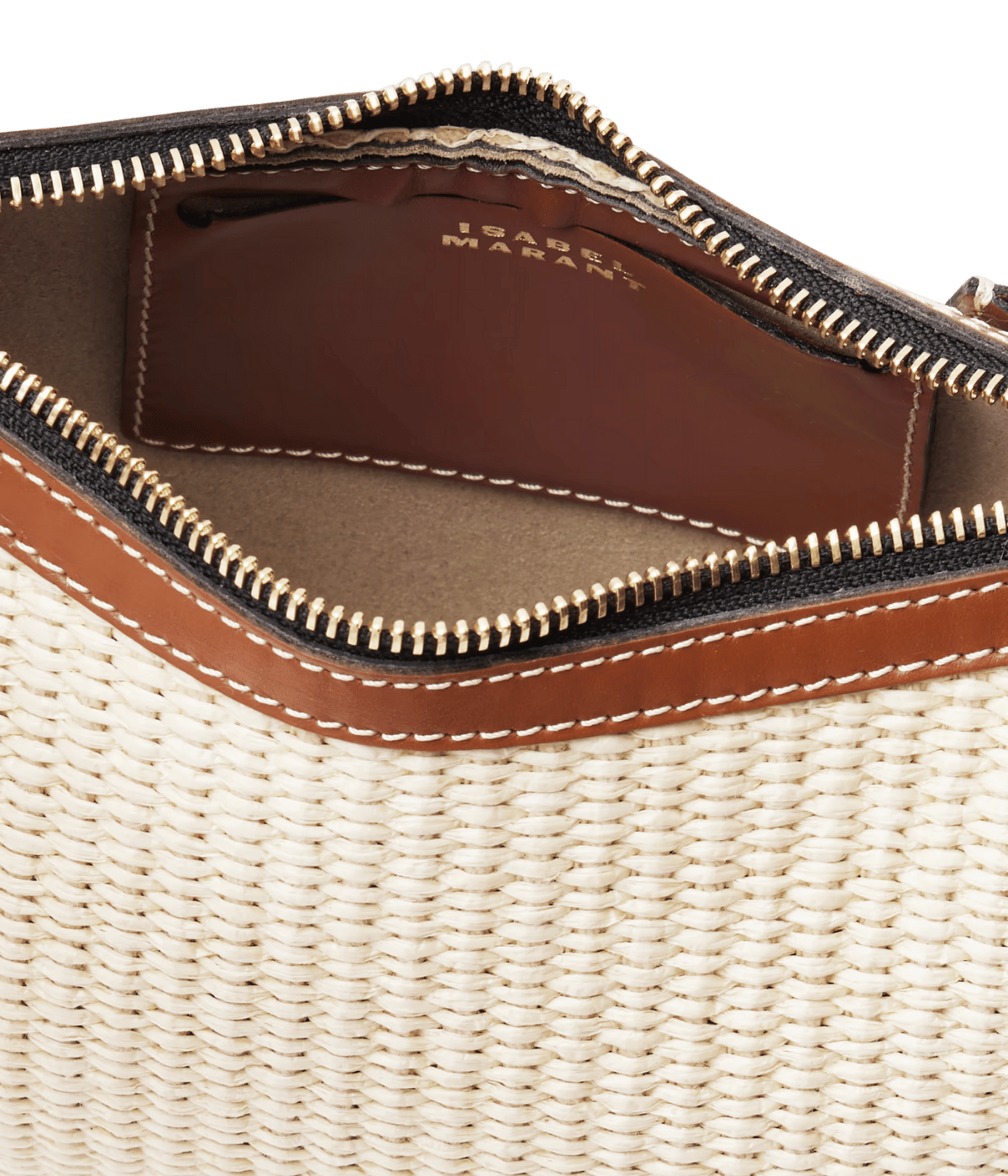 Oskan Moon Bag In Natural Cognac