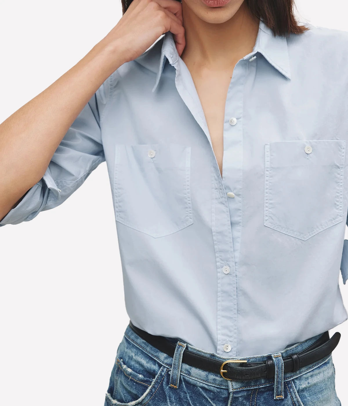 Perine Shirt in Light Blue