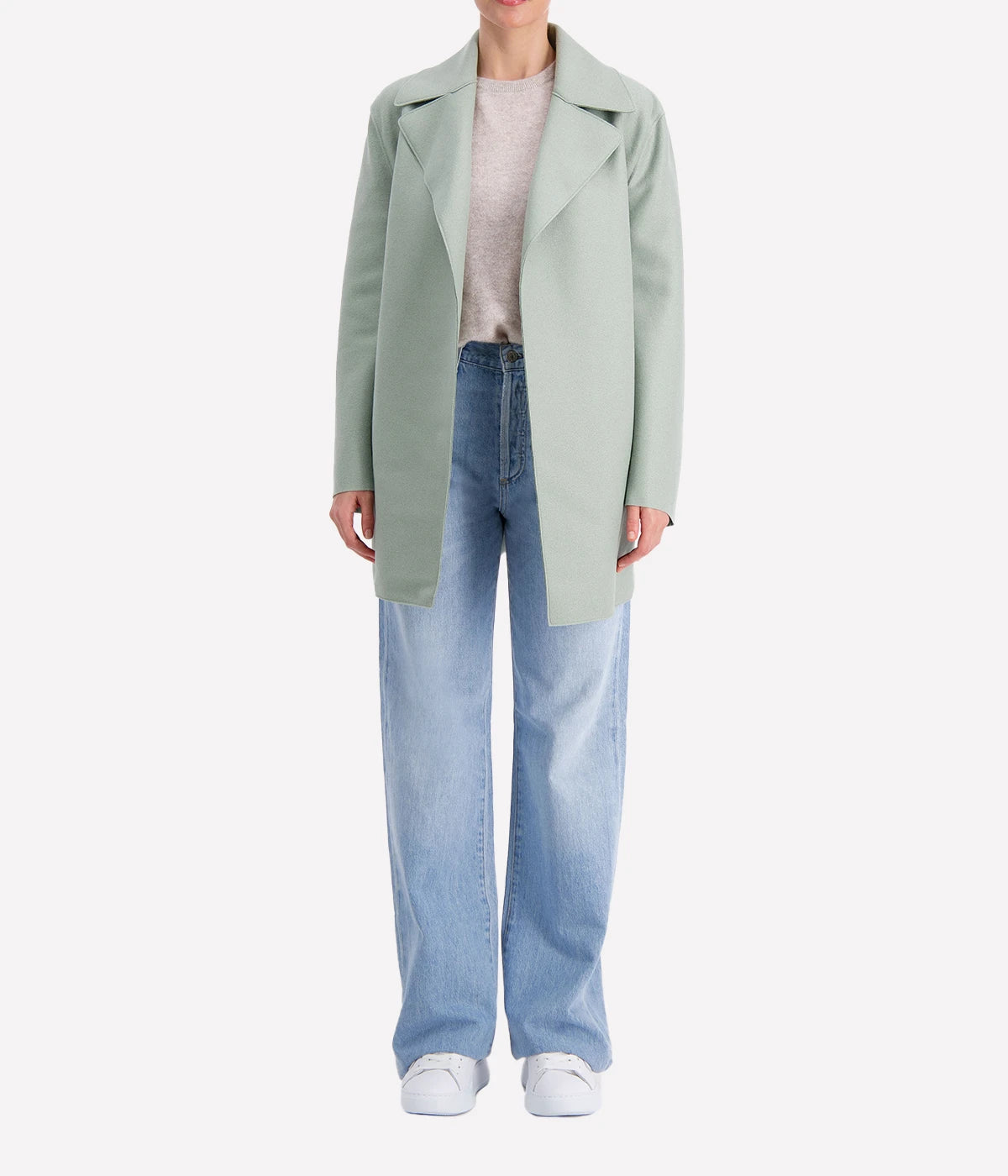 *FINAL SALE* Short Trench in Sage Green