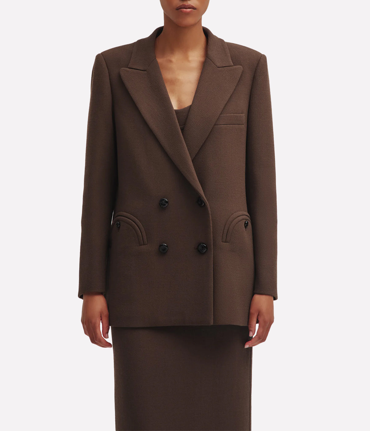 Resolute Everynight Blazer in Chocolate