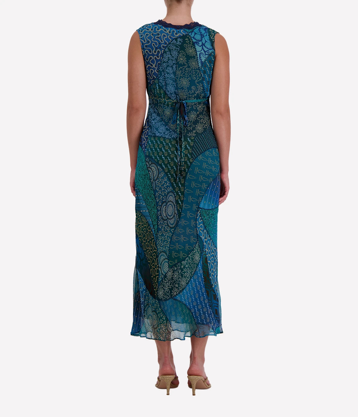 Cyrus Dress in Ibiza Night Teal