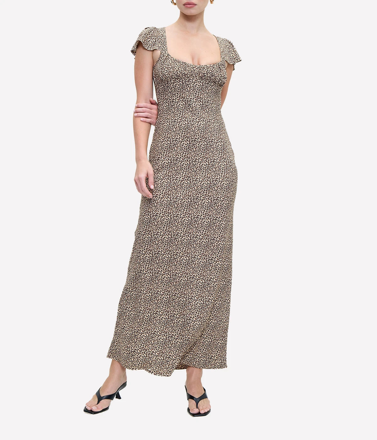 *FINAL SALE* Rosalyn Dress in Baby Leopard