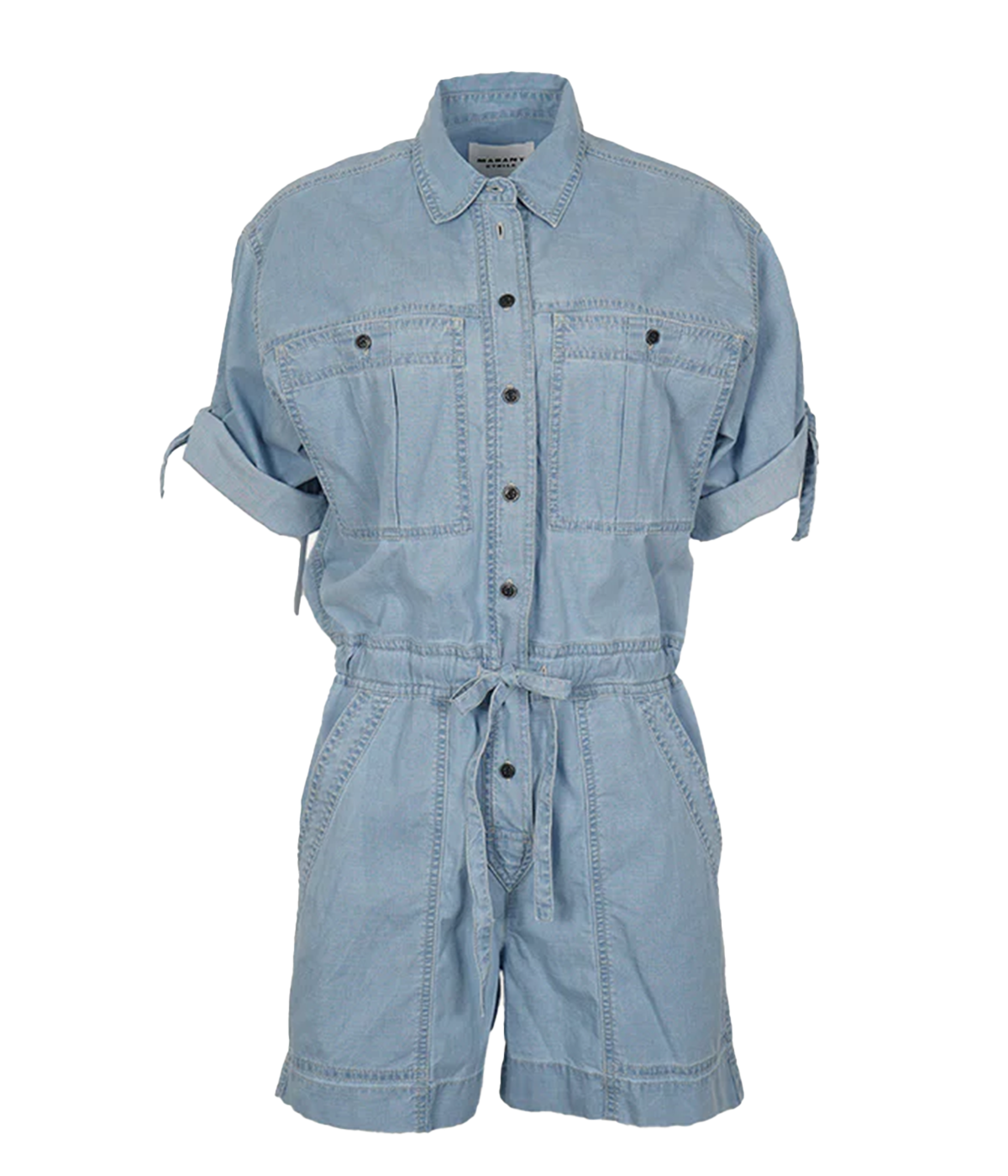 Vally Romper in Light Blue