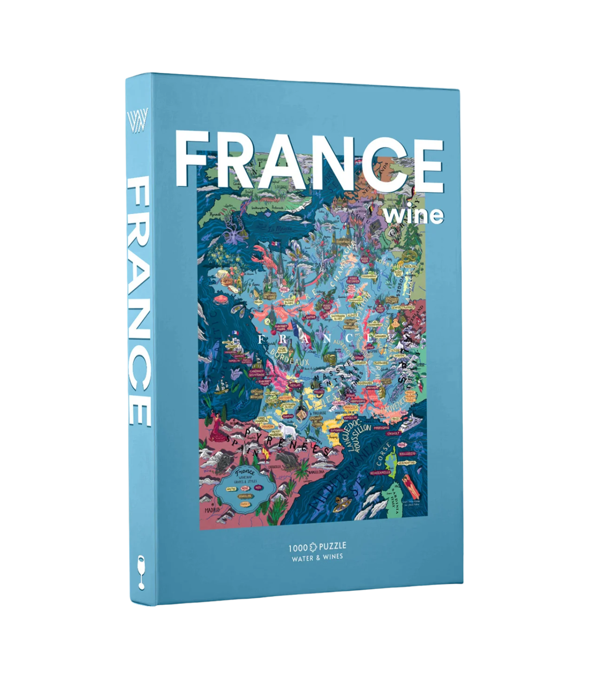 water and wines 1000 Piece Puzzle of France