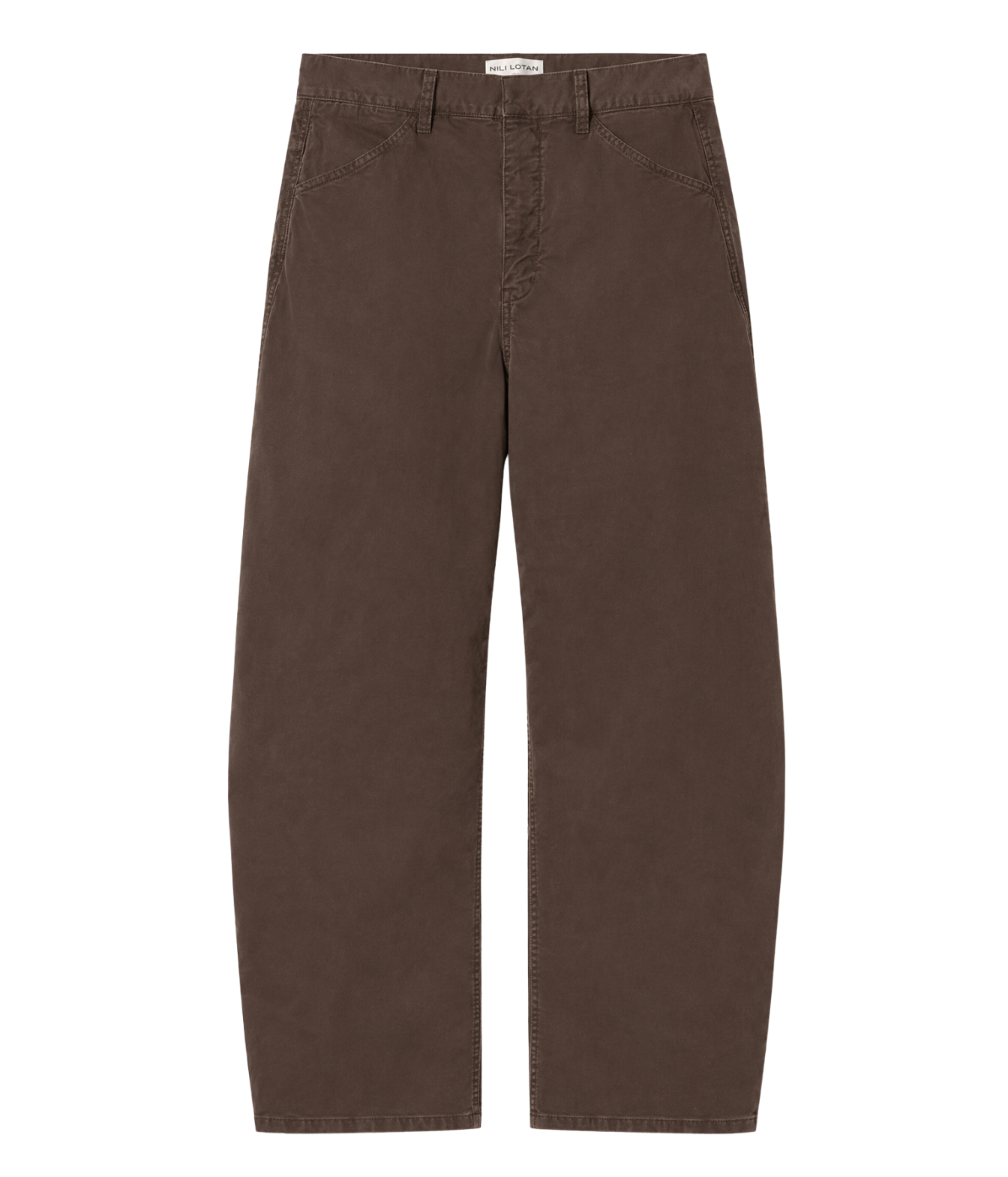 Tribeca Pant In Vintage Washed Dark Walnut