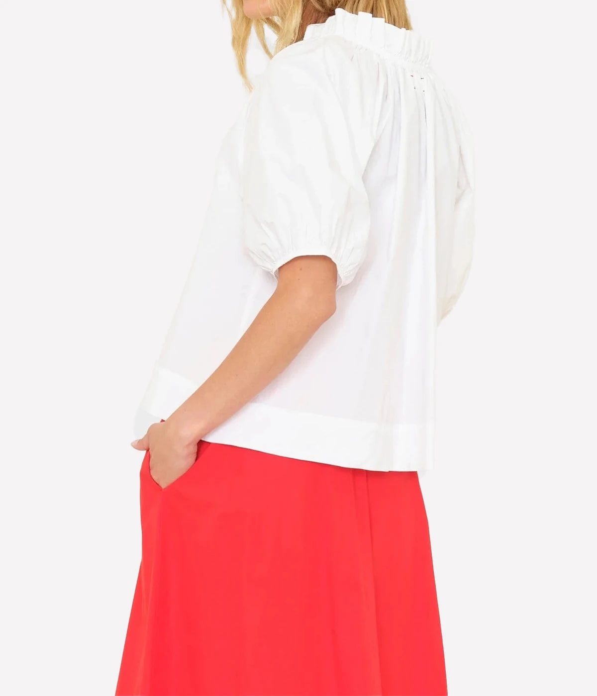 Clementine Top In White