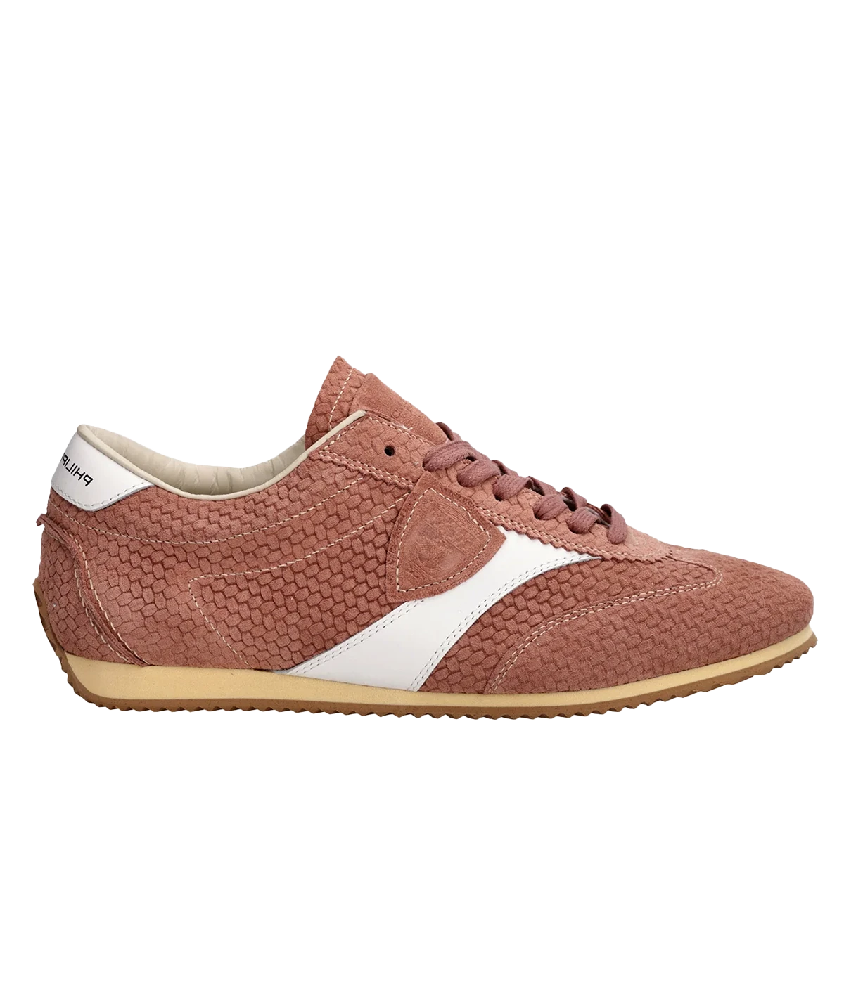 PLANCE Low Woman In Daim Tresse Antique Rose