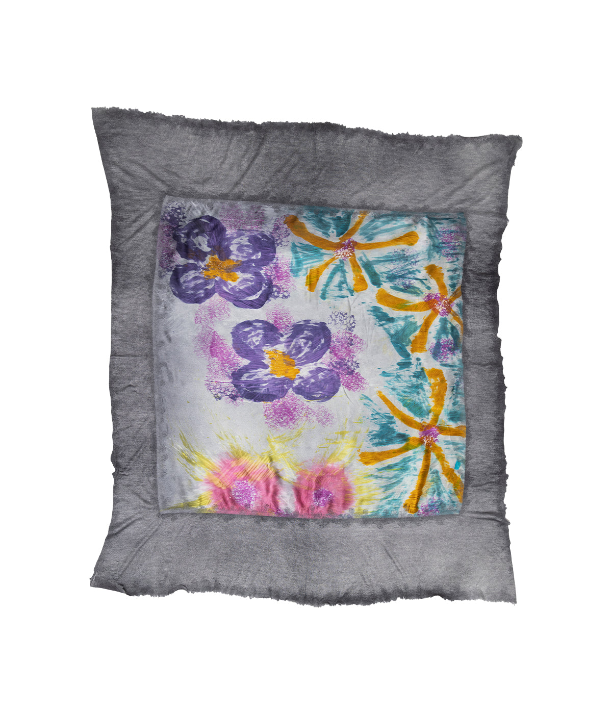 Flowers Lake Silk Foulard Scrd in Husky