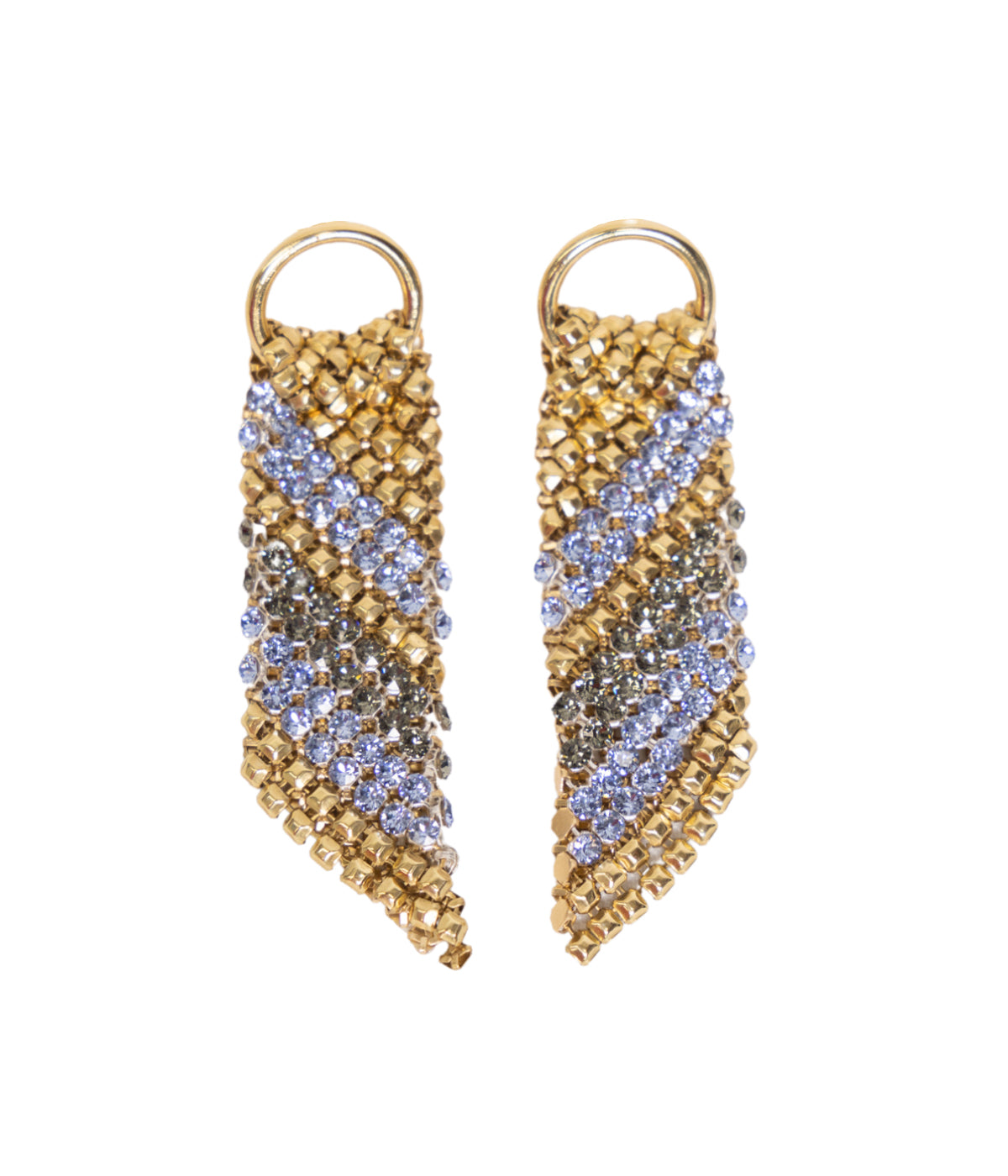 Sasha Earrings in Gold & Blue