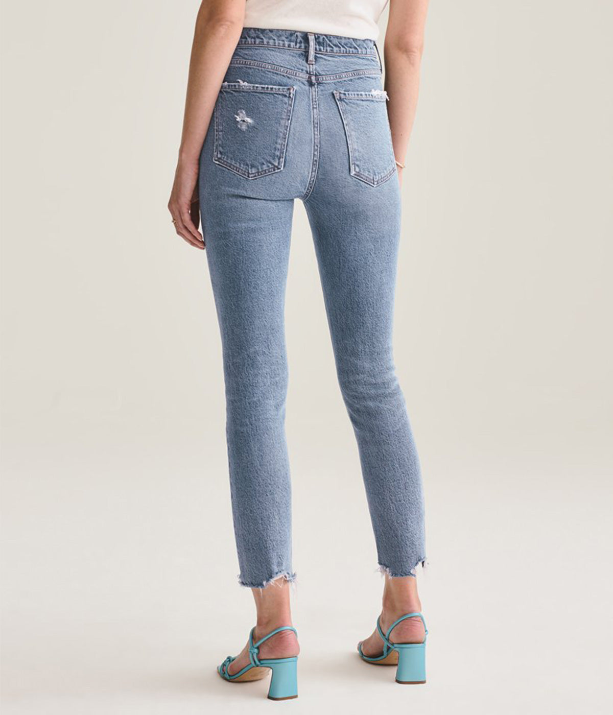 Nico High Rise Slim Fit Jeans in Rooted