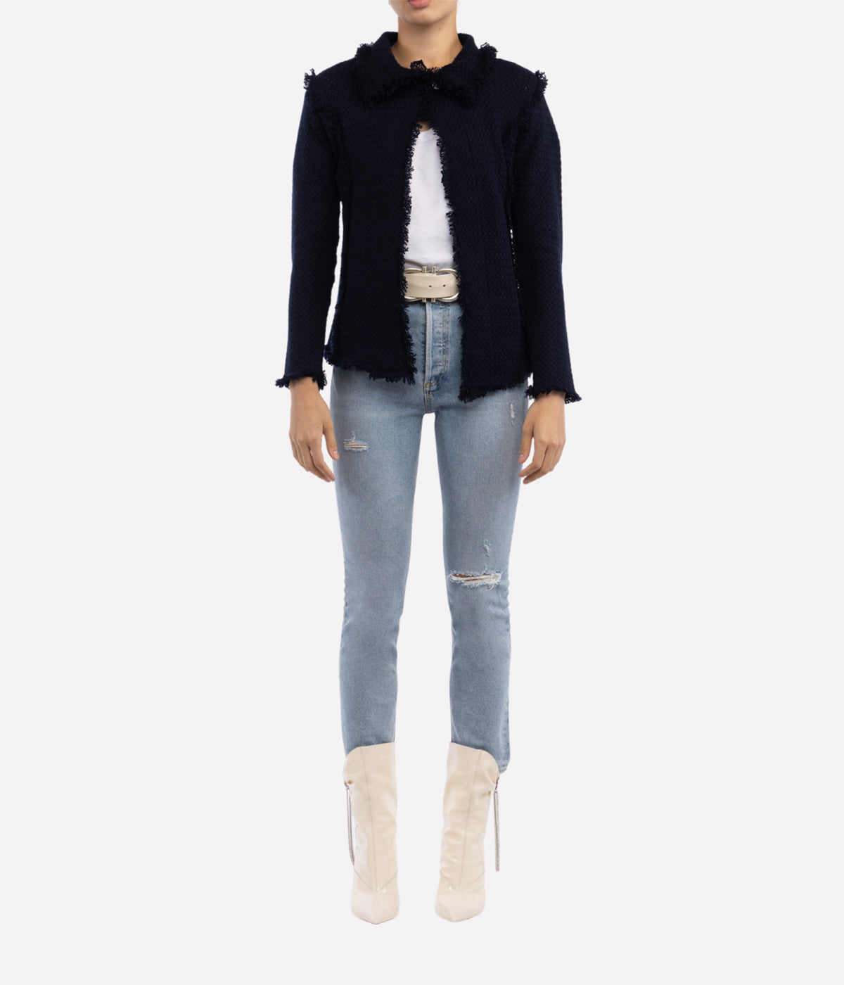 Classic Coco Jacket in Navy