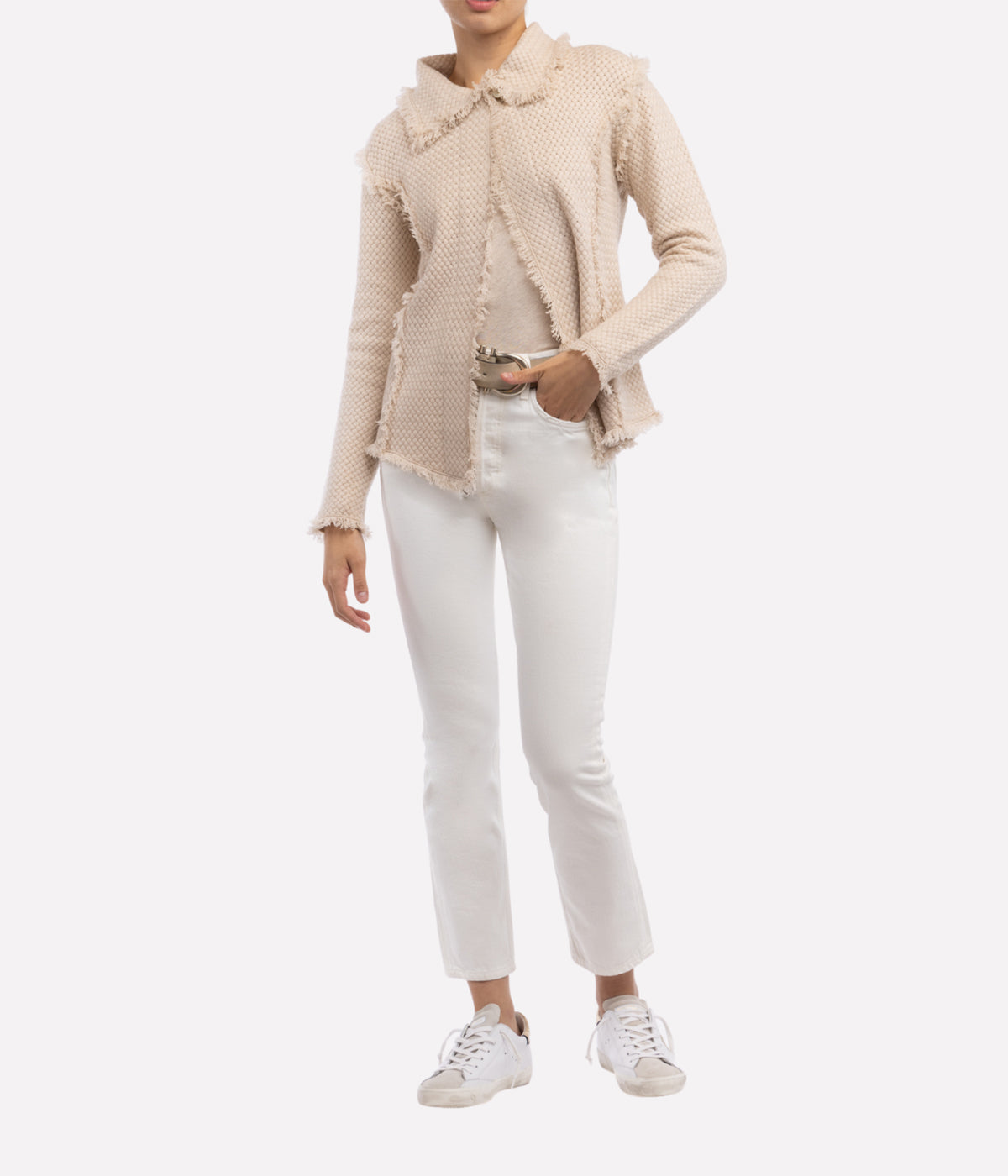 Classic Coco Jacket in Stone
