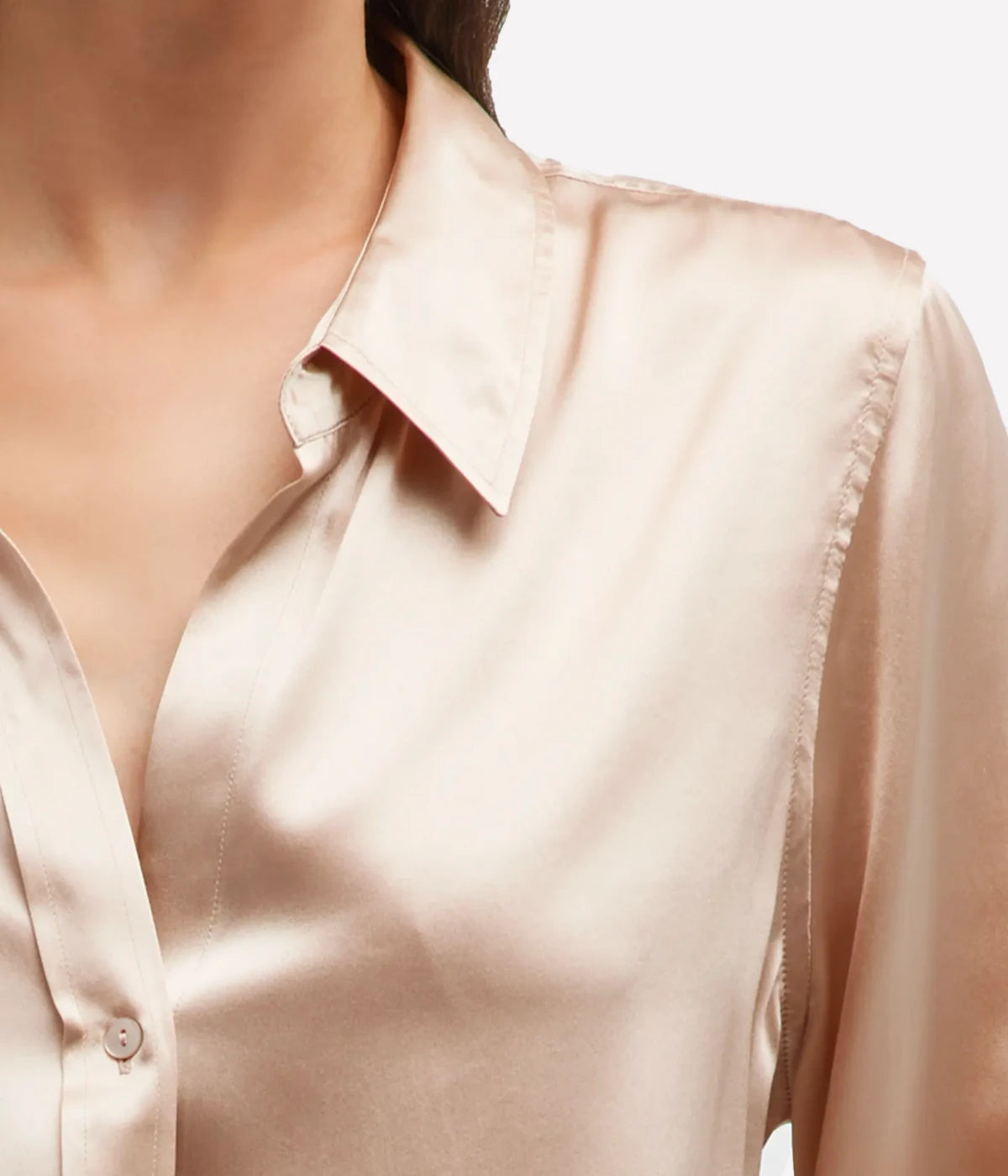 Dani 3/4 Sleeve Blouse in Champagne
