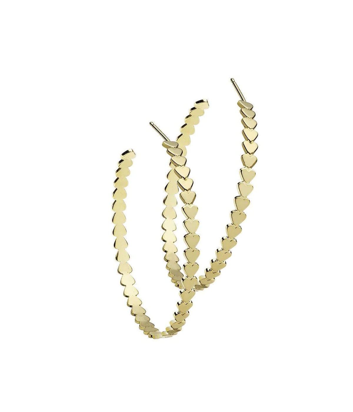 Drea 2 Hoops in Yellow Gold